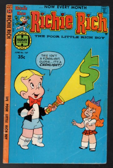 Richie Rich: The poor little rich boy: #161,#167 and #200