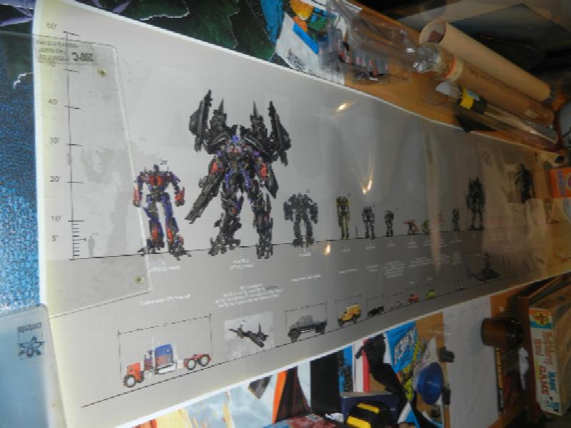 Transformers 2 Autobot scale chart