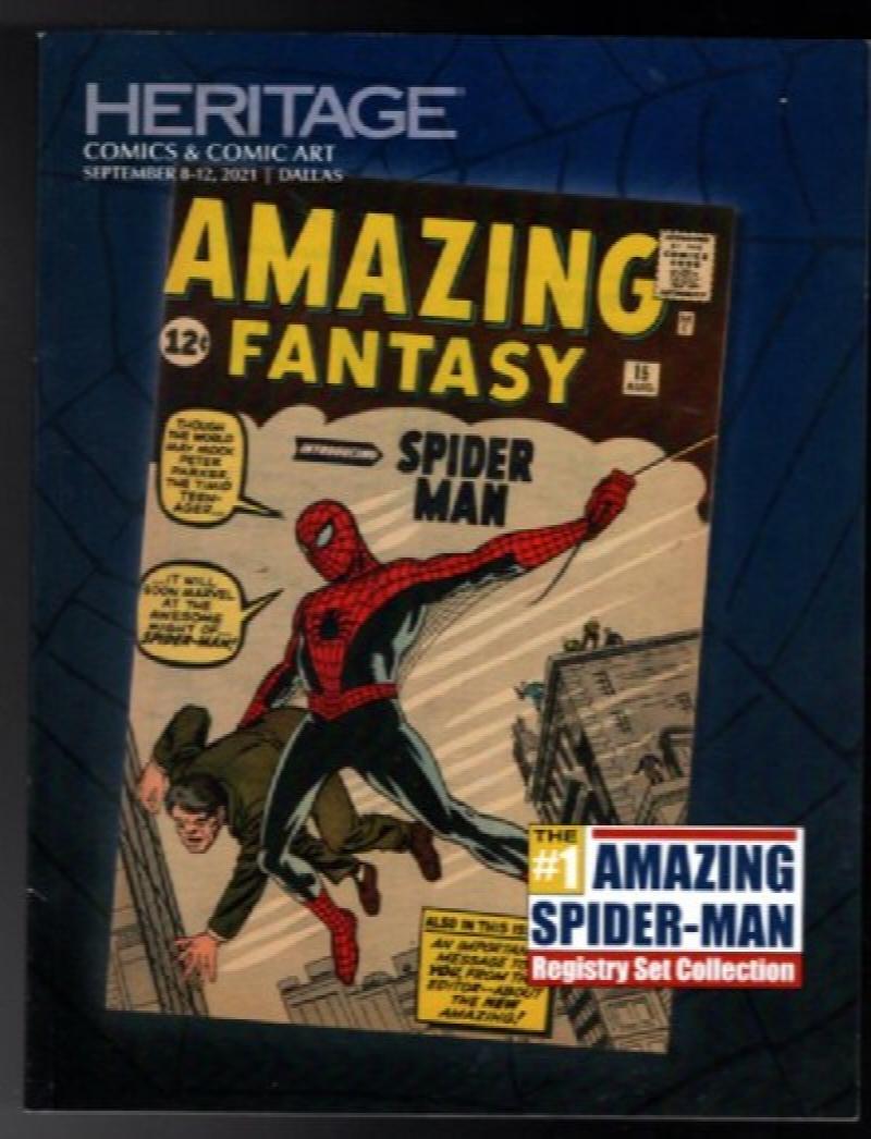 2021 Sept 8-12 HERITAGE 60pg Auction Catalog Comics & Comic Art