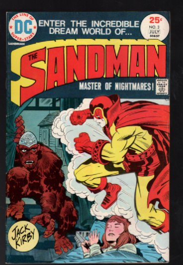 Sandman #3 1975 DC Comics Jack Kirby Vintage Comic Book Gemini Mailer